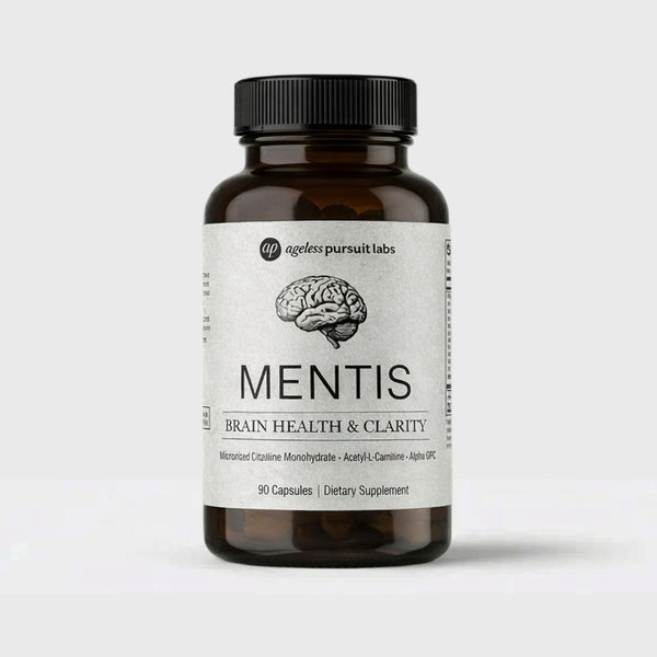 Mentis daily brain support supplement bottle